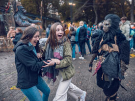 Scare actors op Bobbejaanland Halloween